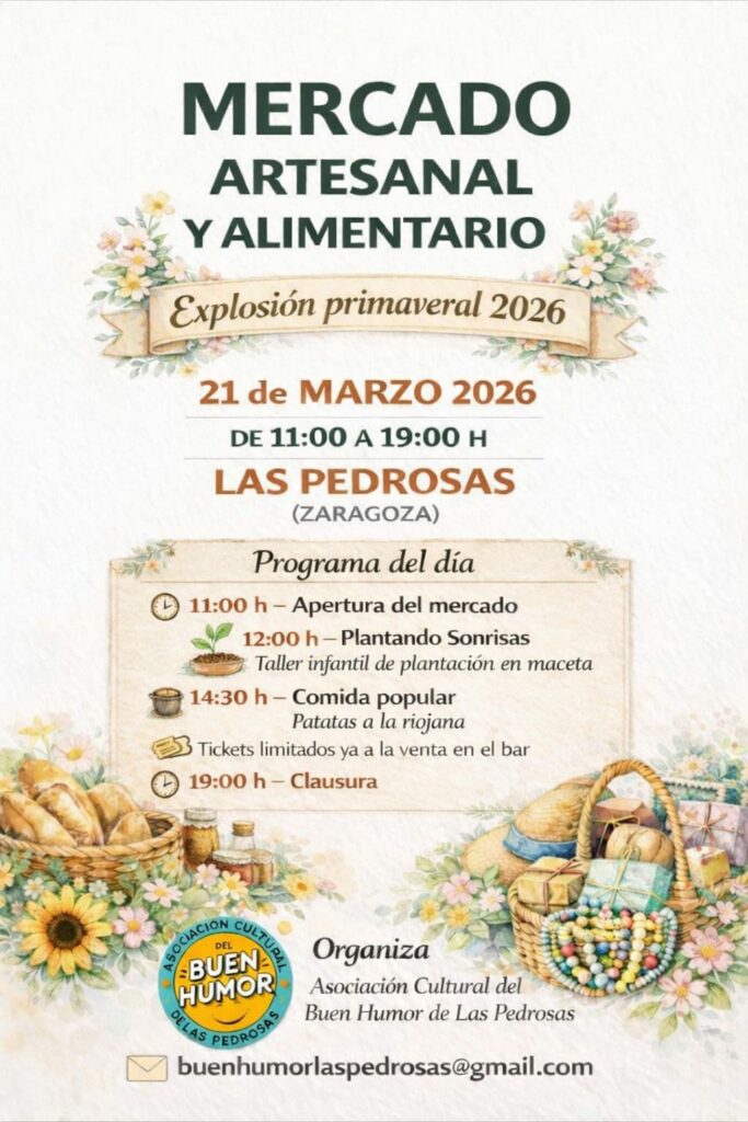 Mercado artesanal y alimentario en Las Pedrosas