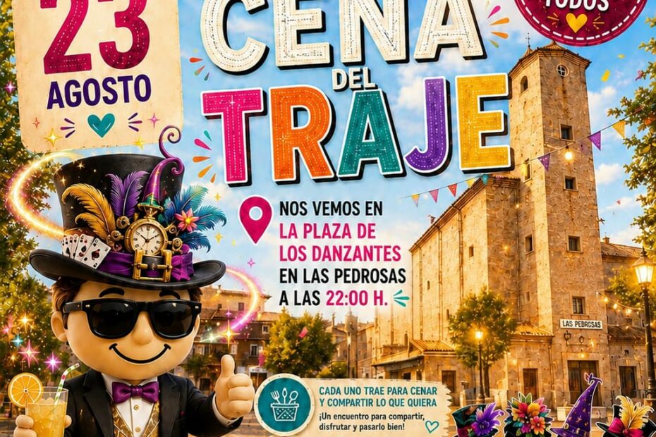 Cena del traje Las Pedrosas 2026